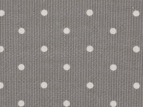 Topos blancos sobre gris — tela 29