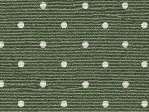Topos blancos sobre verde — tela 30