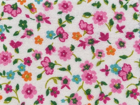 Flores de colores — tela 42