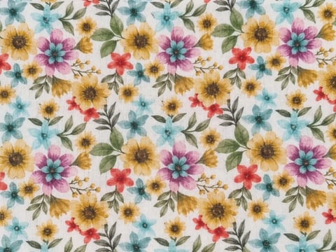 Flores multicolor — tela 47